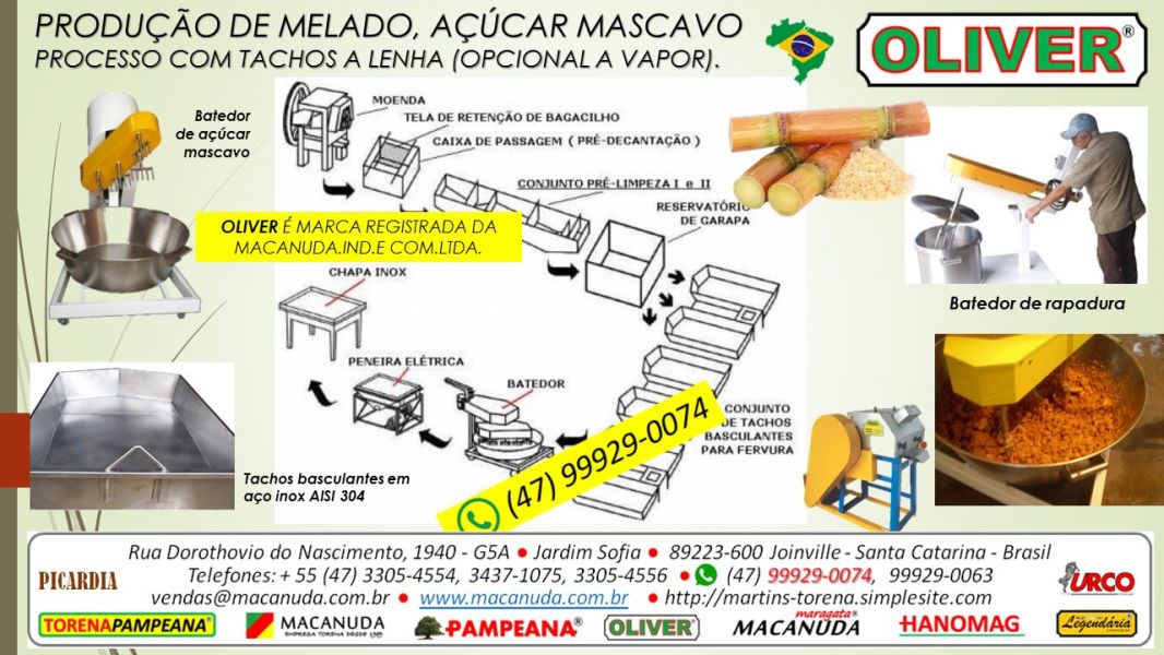 Batedor de Açúcar Mascavo e Melado Cinco Garfos marca OLIVER
