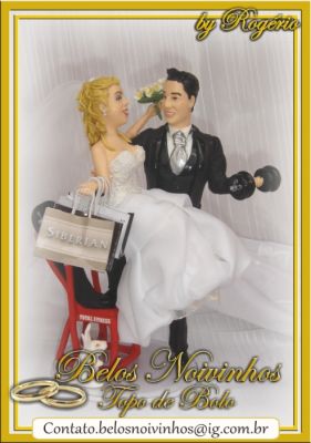 BELOS NOIVINHOS TOPO DE BOLO