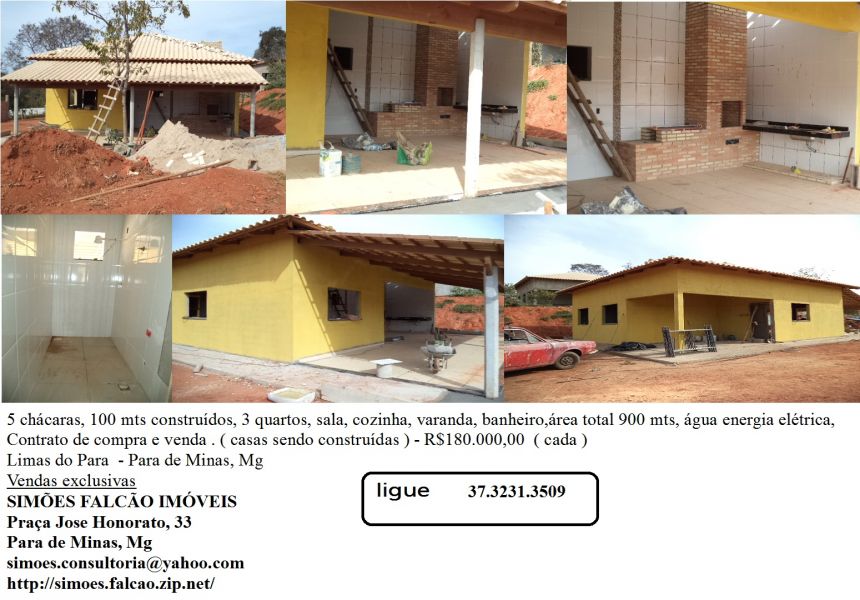 Chacaras em limas do para Para de Minas, Mg 