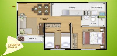 Lançamento a venda de Apartamentos na Boiuna.