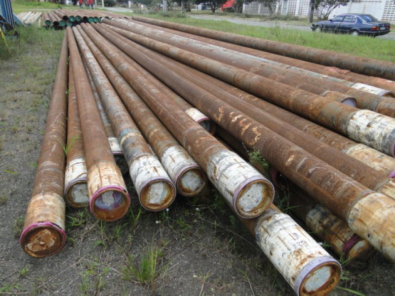 26 ton de tubos de aço de 7 x 0,54 pol