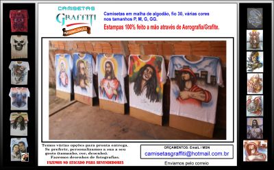 CAMISETAS GRAFITADAS