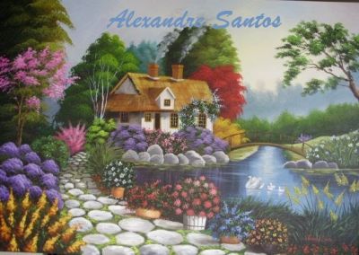 PINTURA EM TELA - QUADROS