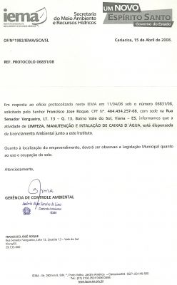 Limpeza de caixa d'água há 12 anos é com a Higiene da Vida