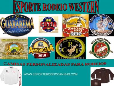 Bonés, Camisas, Camisetas, Personalizadas para Rodeios