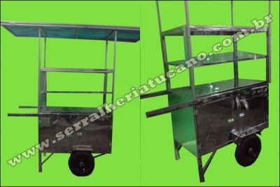 Carrinho de Doce, pudim ,balas e bolo