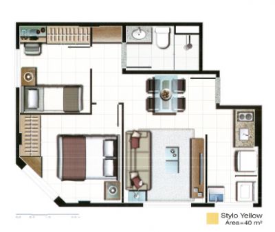 2 QUARTOS COM 2 VAGAS DE GARAGEM NO PLANO PILOTO