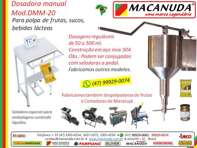 Máquinas Macanuda para começar negócio de polpa de frutas