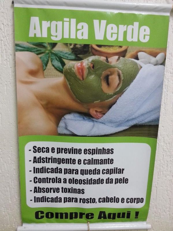 Argila seca espinha