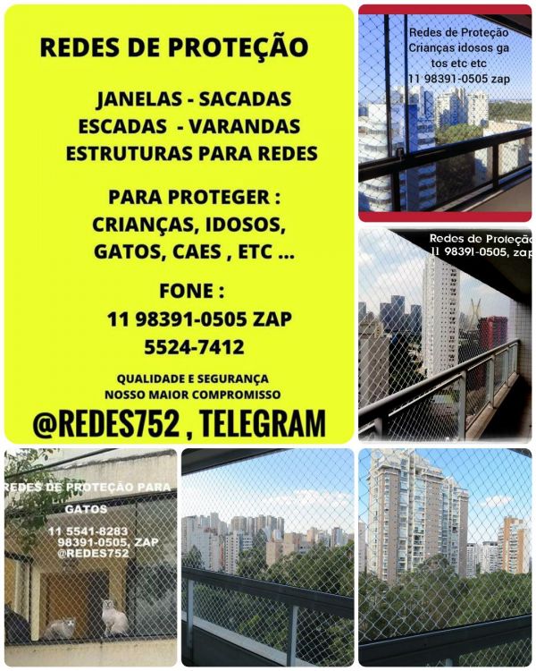 Telas de Proteção na Vila Andrade, (11)   5524-7412 
