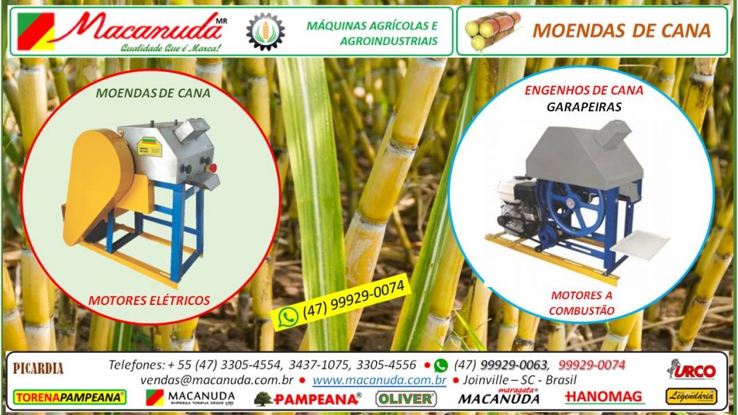 Agroindústria de Açúcar Mascavo Batedor Secador OLIVER BY MACANUDA