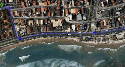 Plakaford APTo. MOBILIADO - 2/4 sendo 1 suíte, perto praia! 