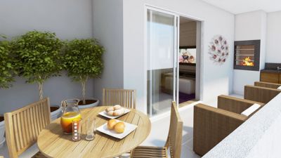 2 e 3 dormitórios - Armarios de cozinha instalados