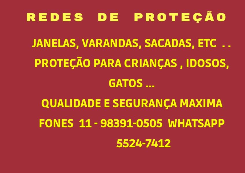 Tela para janela, em Santo Amaro, Alameda Santo Amaro, (11) 5524-7412