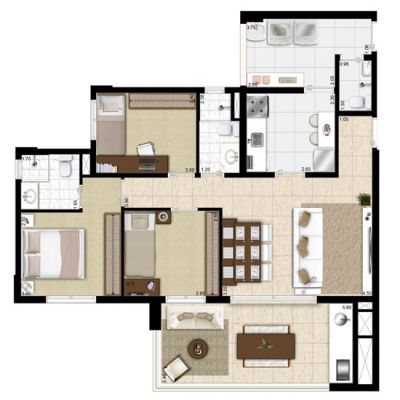 APARTAMENTO NOVA GRANJA JULIETA - SP