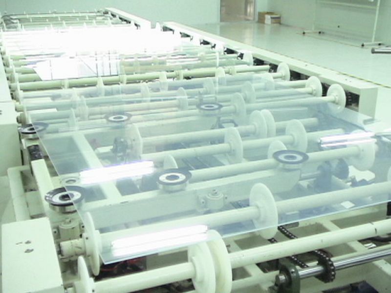 Production line for CIGS thin film solar cells