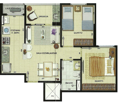 LANÇAMENTO 1 E 2 QUARTOS - MAX RESIDENCE