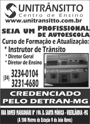 unitransitto curso de instrutor de trânsito