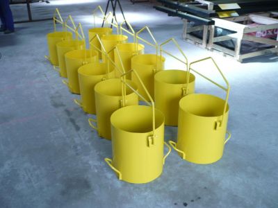 Construção baldes aço p guincho de coluna e mini gruas dir fabrica 48x BNDES 