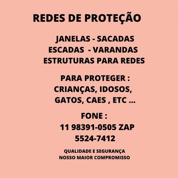 Campo Limpo, Telas de Proteção no Campo Limpo, (11) 5524-7412