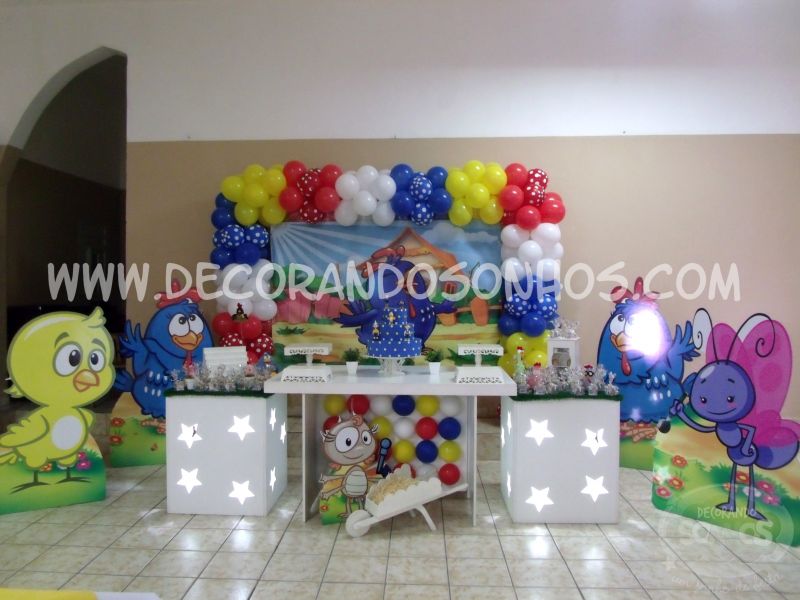 Decoração Clean Galinha Pintadinha