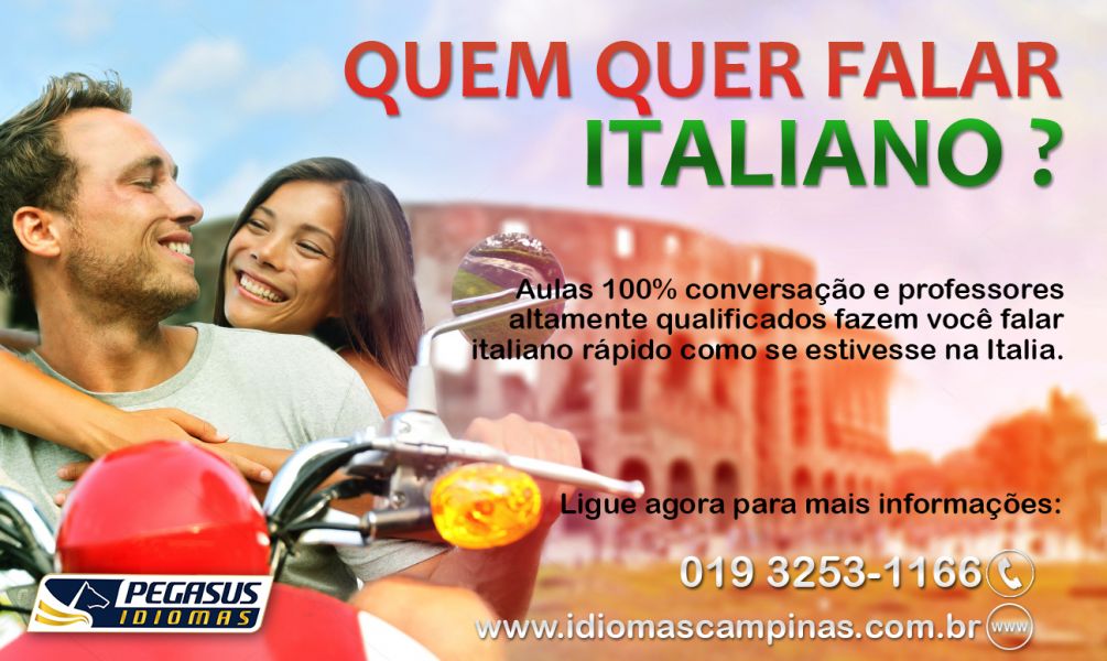Intensivo de italiano  em Campinas