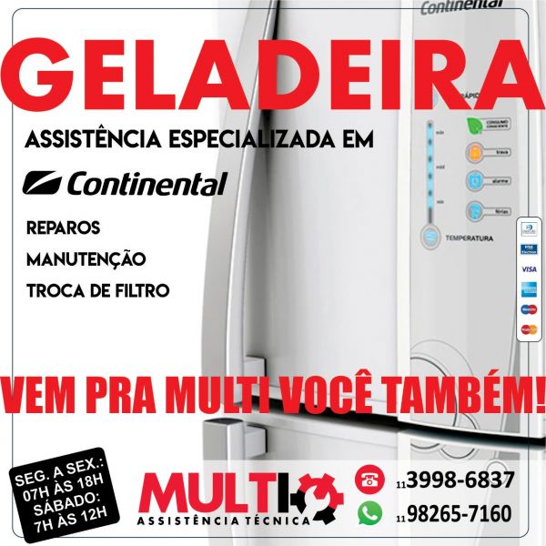 Manutenção para sua geladeira