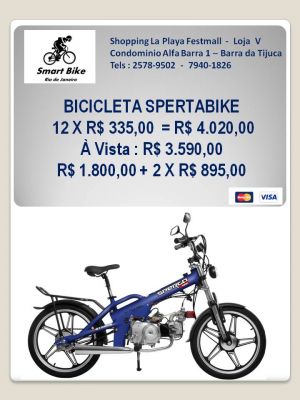 BICICLETAS MOTORIZADAS  -  ELÉTRICAS / GASOLINA / COMUNS