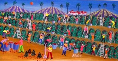 ARACY TEMA COLHENDO O CAFÉ MEDIDA 30X60 A VENDA COM AJUR SP 