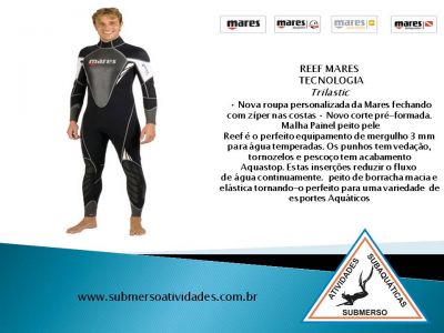 Roupa de Neoprene Mares Reef 