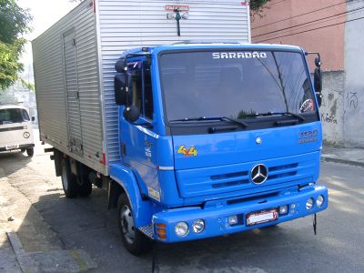 VENDO TROCO CAMINHÃO BAÚ MB 712C-ELETRONIC-RARIDADE-2001