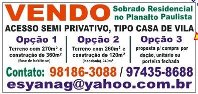 PLANALTO PAULISTA, SOBRADO RESIDENCIAL, TIPO CASA DE VILA