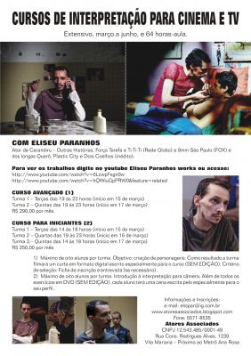 INTERPRETAÇÃO PARA TV E CINEMA