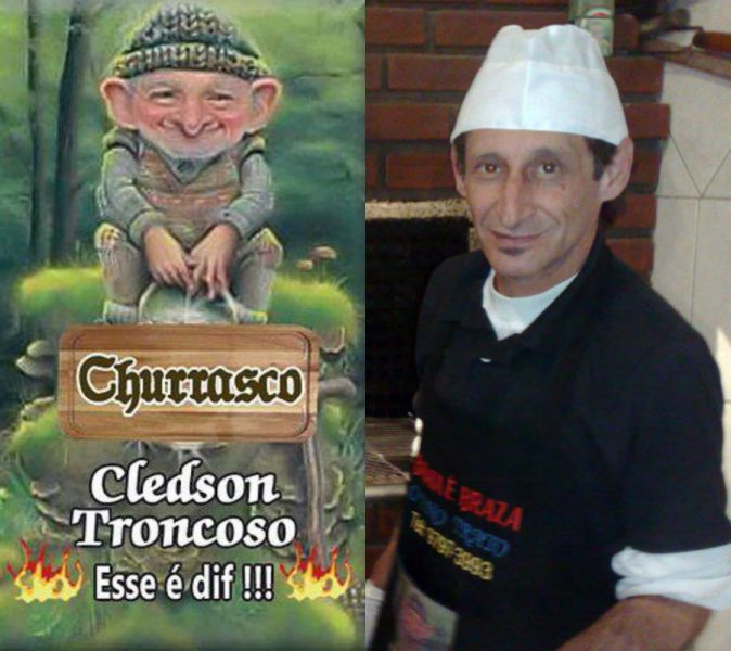 Churrasqueiro Para festa.Batata é Braza.o churrasco.