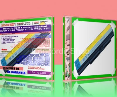 6 Cell Bateria Note IBM IdeaPad 3000 Y510 Y530 Y710 Y730 F51