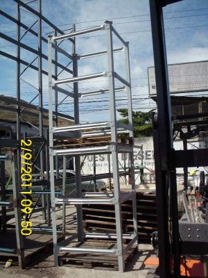 rack desmontavel e empilhavel para armazenagem