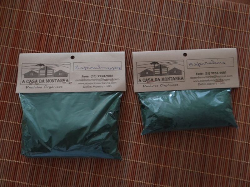 Spirulina em po  100gr  frete gratis 