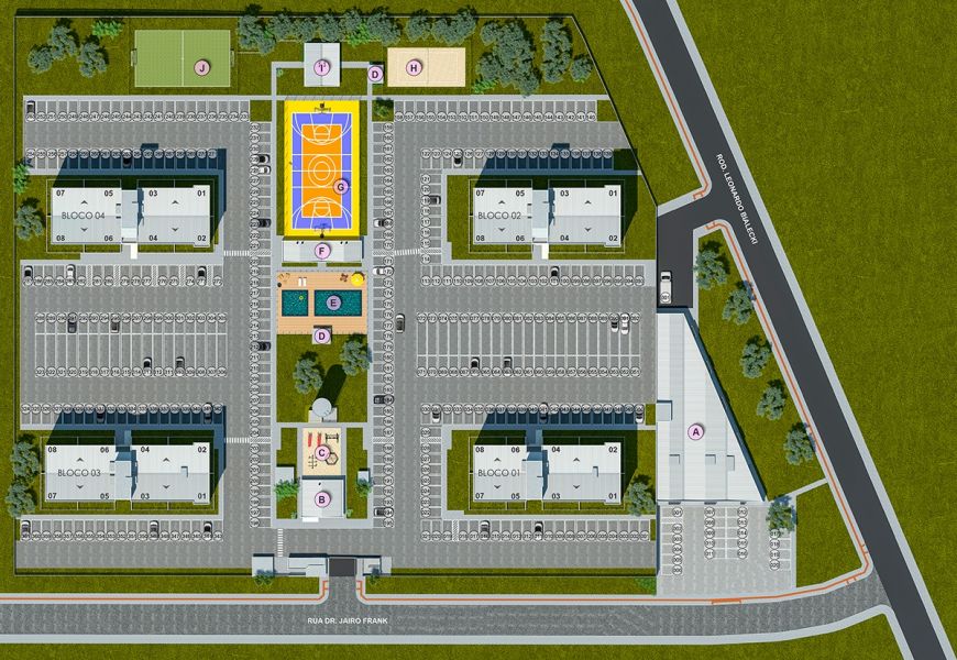 Torres de Santelmo bairro Argentina Criciúma