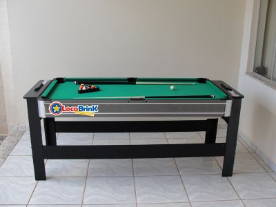 LOCABRINK - LOCAÇÃO DE MESA DE BILHAR - AIR GAME - PEBOLIM