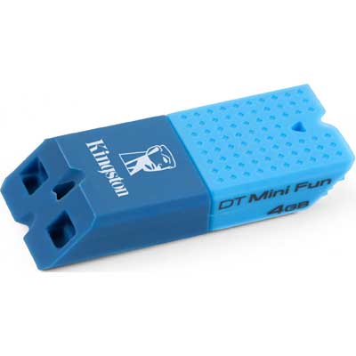 Pen Drive 4 GB USB 2.0 Kingston DTMiniFun - Frete Grátis