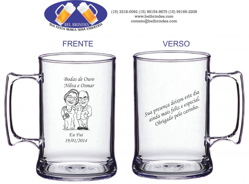 Copos Long Drink e Canecas em Sorocaba