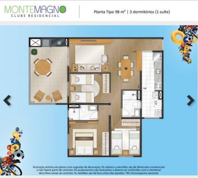 MONTEMAGNO  98m² , 124m² analia franco - pronto para morar fone; 6111-3482