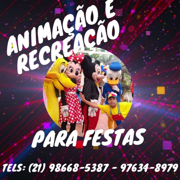 Recreação e Animação para Festas e Eventos RJ