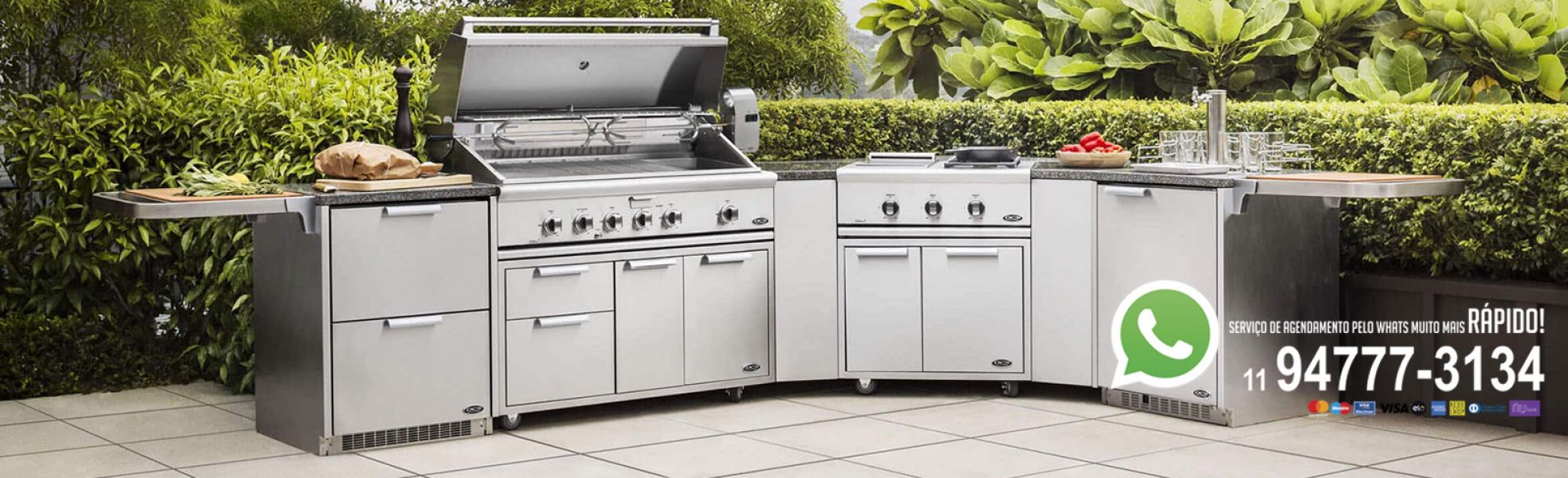 Manutenção para Fogões DCS e Churrasqueiras DCS