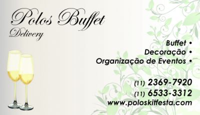 POLOS BUFFET DELIVERY (COBRIMOS QUALQUER ORÇAMENTO