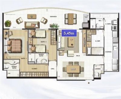 VENDO APARTAMENTO NO SAINT MARTIM