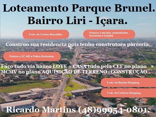 Loteamento Parque Brunel bairro Liri Içara