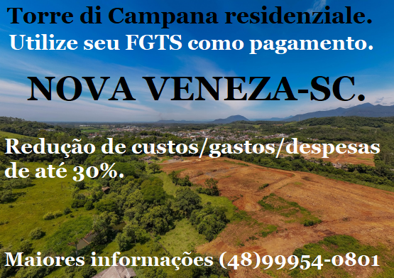 Loteamento Torre di Campana Nova Veneza terreno a venda
