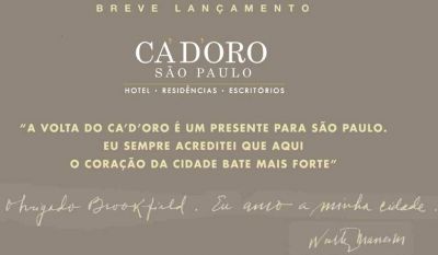 Breve Lançamento CAD'ORO São Paulo