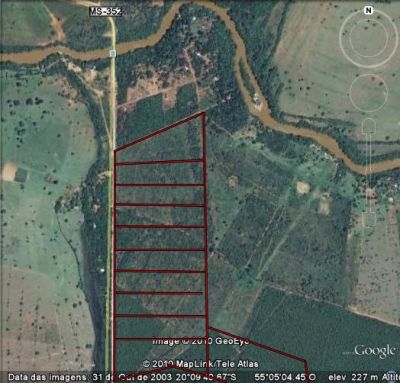 Chácaras de 5 e 2,5 hectares na ponte do grego